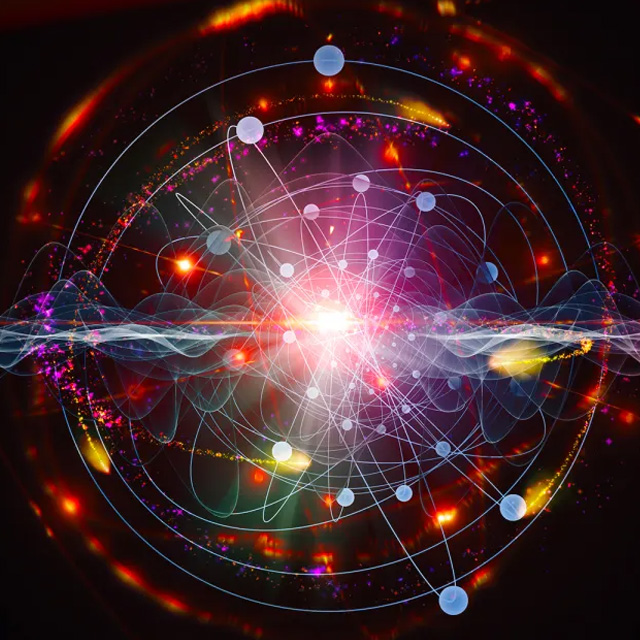 Heart-brain coherence visualization showing the electromagnetic connection between heart and consciousness